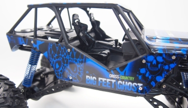 22218 CRAZY-CRAWLER 1:10 4WD RTR LED 1/2prop blau
